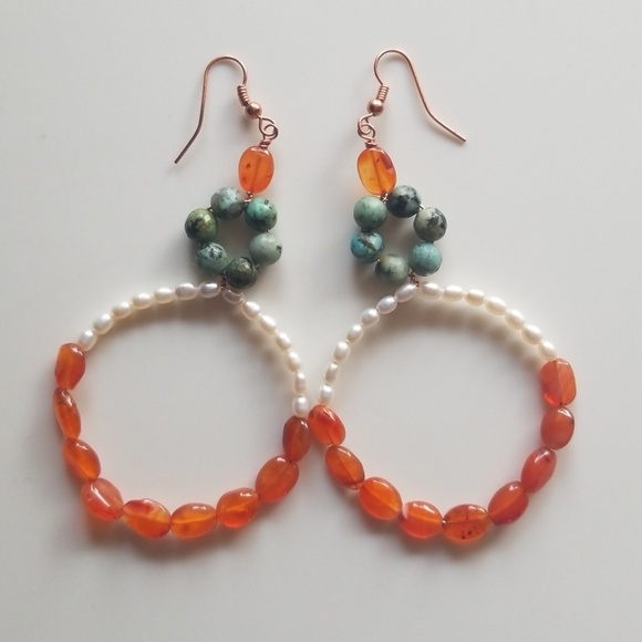 Mermaid Bride Earrings - Picture 6 of 6